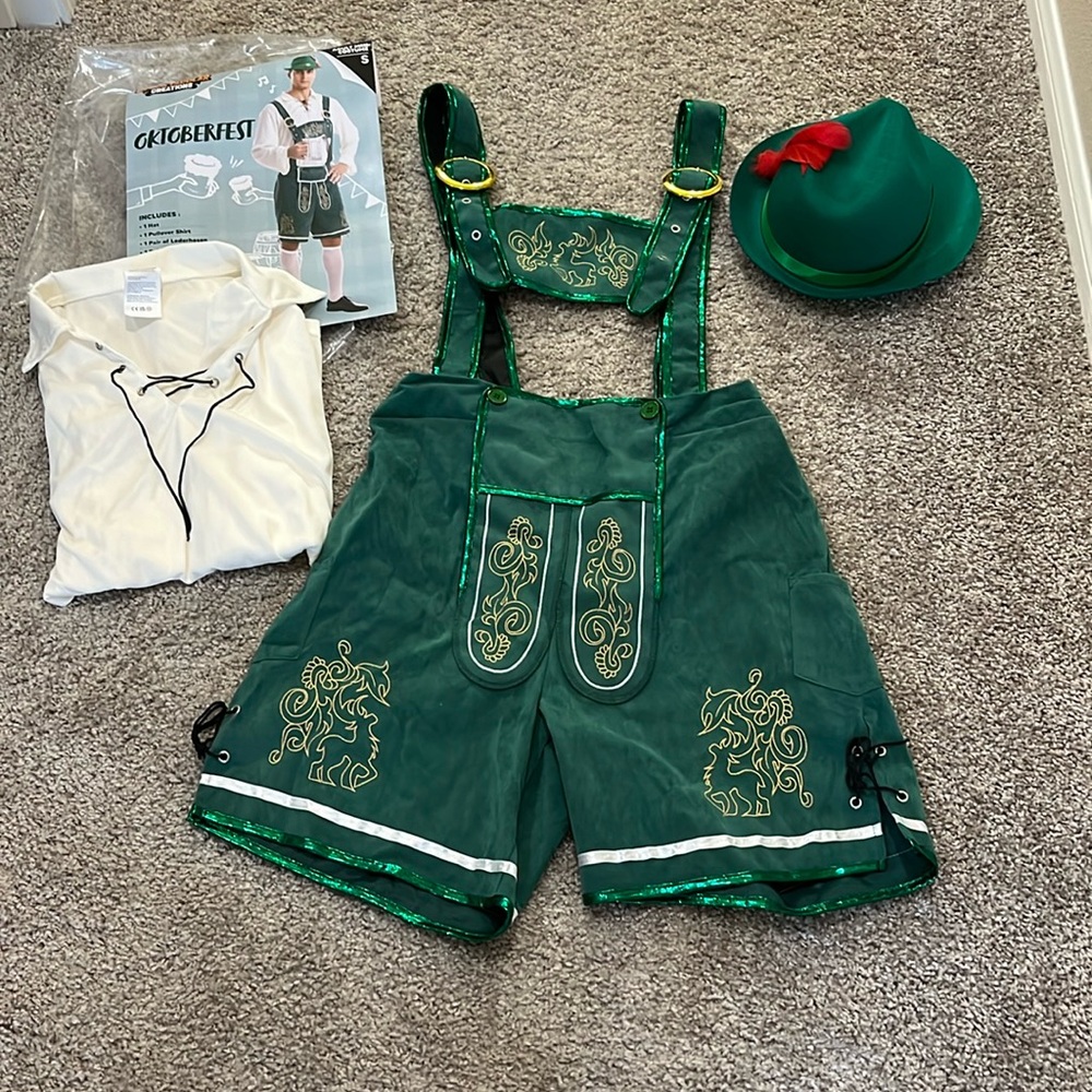 Lederhosen Costume with Shirt and Hat